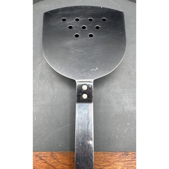 Vintage Vernco Stainless Steel Serrated Edge Spatula | 12" | Made In Japan - Picture 5 of 8